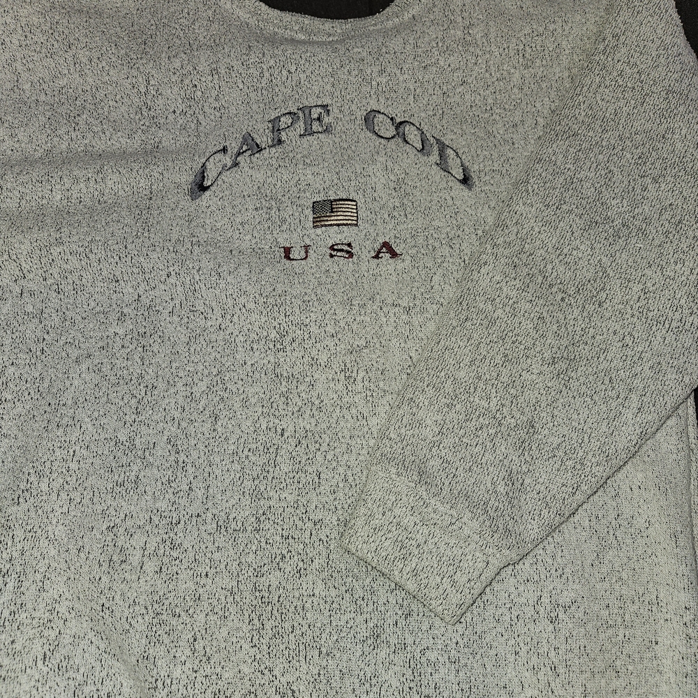 Cape Cod USA Gray Women's Crew Neck Sweater